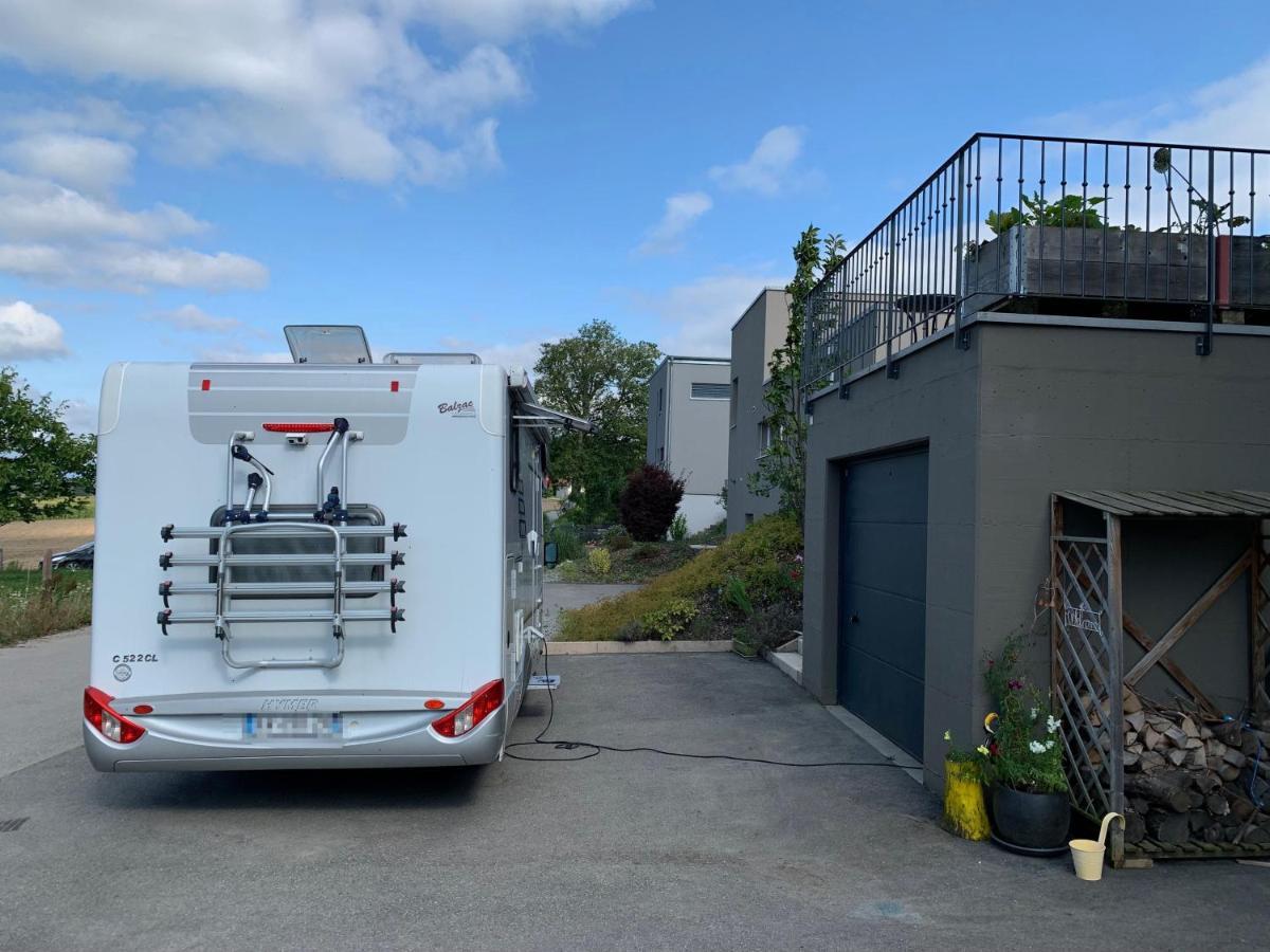 C&C Motorhome/Rv/Caravan/Van Park La Sonnaz Экстерьер фото